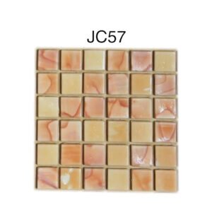Light Grey Glass Mosaic Tiles – 1.5 × 1.5 cm