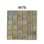 Silver Grey Glass Mosaic Tiles – 1.5 × 1.5 cm