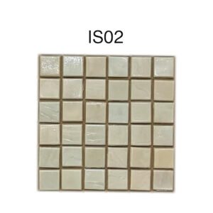 Black Glass Mosaic Tiles – 1.5 × 1.5 cm