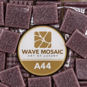 Violet – Glass Mosaic Tiles 2 × 2 cm