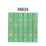 Olive Green Glass Mosaic Tiles – 1.5 × 1.5 cm
