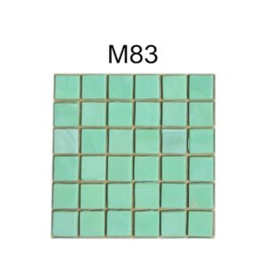 Fresh Green Glass Mosaic Tiles – 1.5 × 1.5 cm