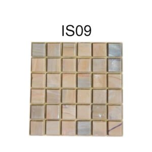 Aqua Blue Glass Mosaic Tiles – 1.5 × 1.5 cm