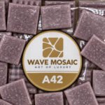 Hazel – Glass Mosaic Tiles 2 × 2 cm