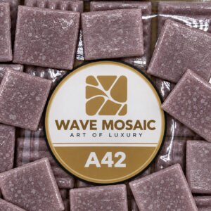 Hazel – Glass Mosaic Tiles 2 × 2 cm