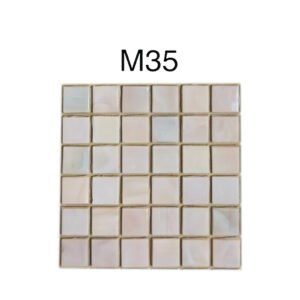 Light Aqua Blue Glass Mosaic Tiles – 1.5 × 1.5 cm