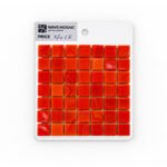 Red Glass Mosaic – 1.5 × 1.5 cm