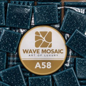 Mocha – Glass Mosaic Tiles 2 × 2 cm