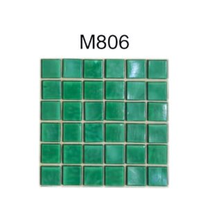 Smoky Blue Glass Mosaic Tiles – 1.5 × 1.5 cm