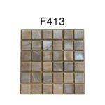 Dusty Blue Glass Mosaic Tiles – 1.5 × 1.5 cm