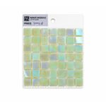 Pearl White Glass Mosaic – 1.5 × 1.5 cm