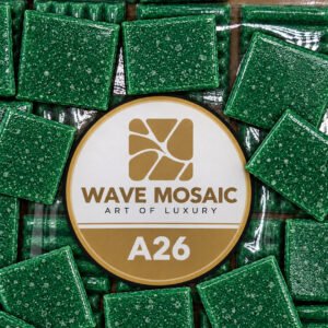 Obsidian – Glass Mosaic Tiles 2 × 2 cm