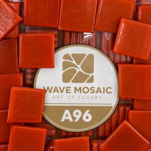 Terracotta – Glass Mosaic Tiles 2 × 2 cm