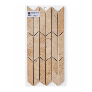 Beige Chevron Marble Mosaic