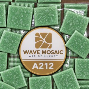 Opal Glow – Glass Mosaic Tiles 2 × 2 cm