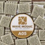 Celestial Pearl – Glass Mosaic Tiles 2 × 2 cm