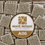 Emerald Glow – Glass Mosaic Tiles 2 × 2 cm