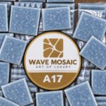 Pearl Glow – Glass Mosaic Tiles 2 × 2 cm