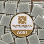 Aqua Shimmer – Glass Mosaic Tiles 2 × 2 cm