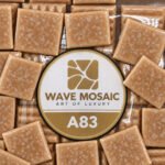 Lagoon Pearl – Glass Mosaic Tiles 2 × 2 cm