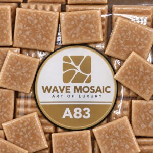 Lagoon Pearl – Glass Mosaic Tiles 2 × 2 cm