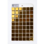 Metallic Glass Mosaic Tiles – Gold & Silver